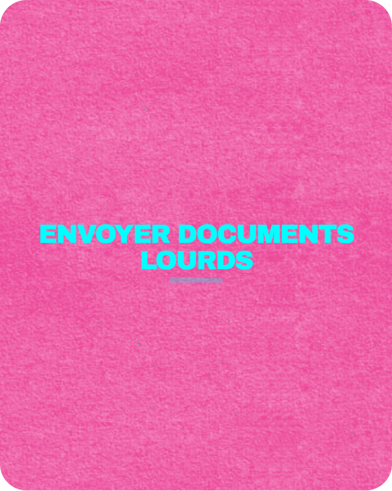 envoyer documents lourds